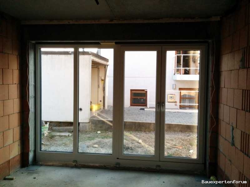 Problem Konstruktion der Terrassentür(en)