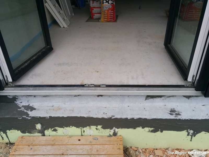 Problem Konstruktion der Terrassentür(en)