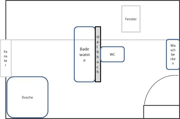 Grundriss Badezimmer Sind Noch Unschlussig