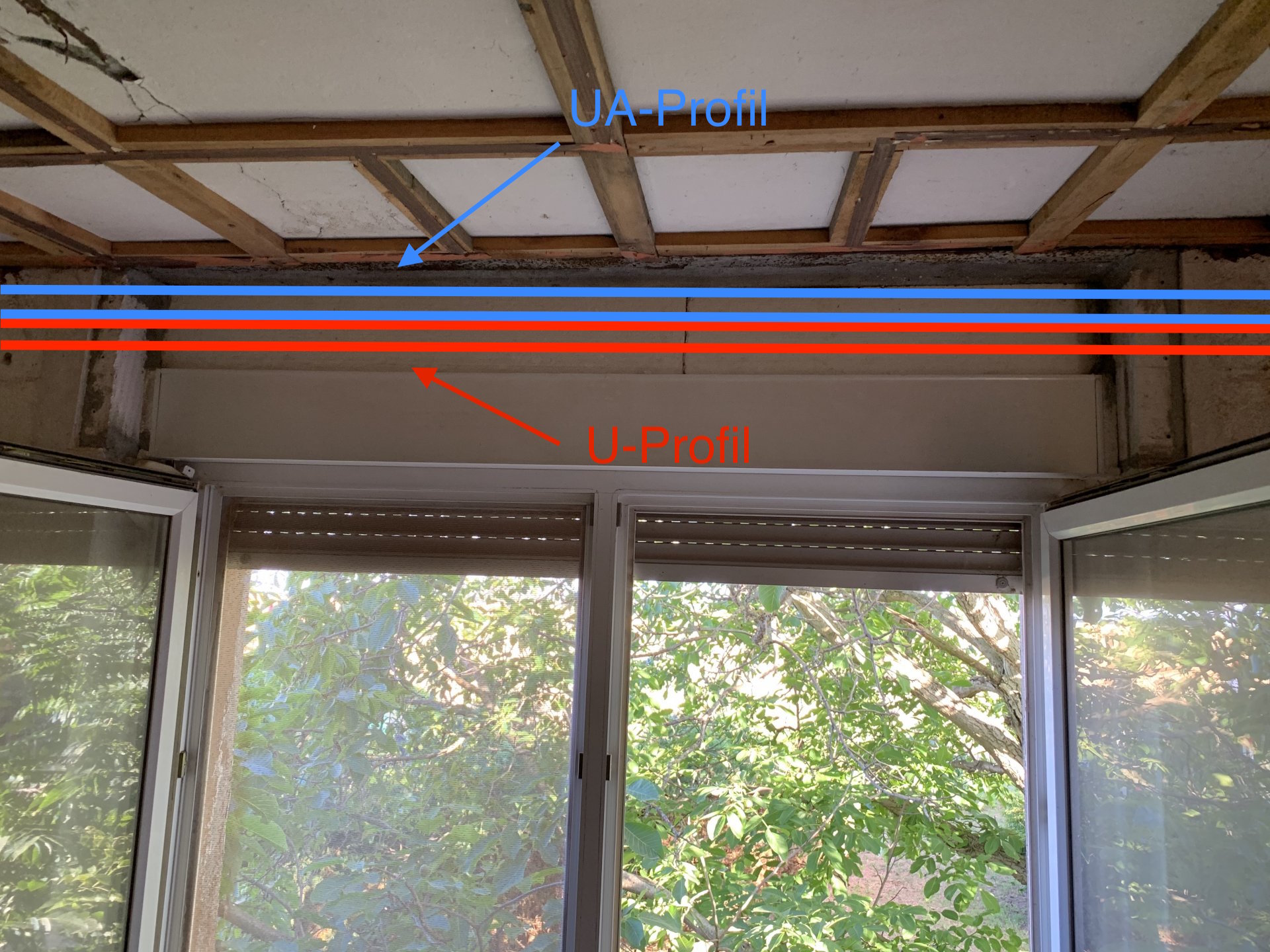 Trockenbau Verkleidung Fenster