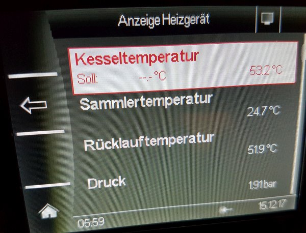 Vorlauf Rucklauf Und Zu Kalt