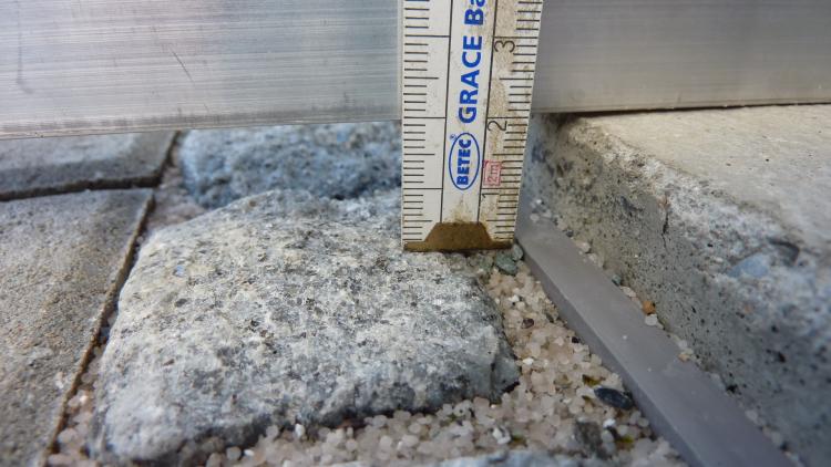 Pflastern Vor Beton Fertiggarage