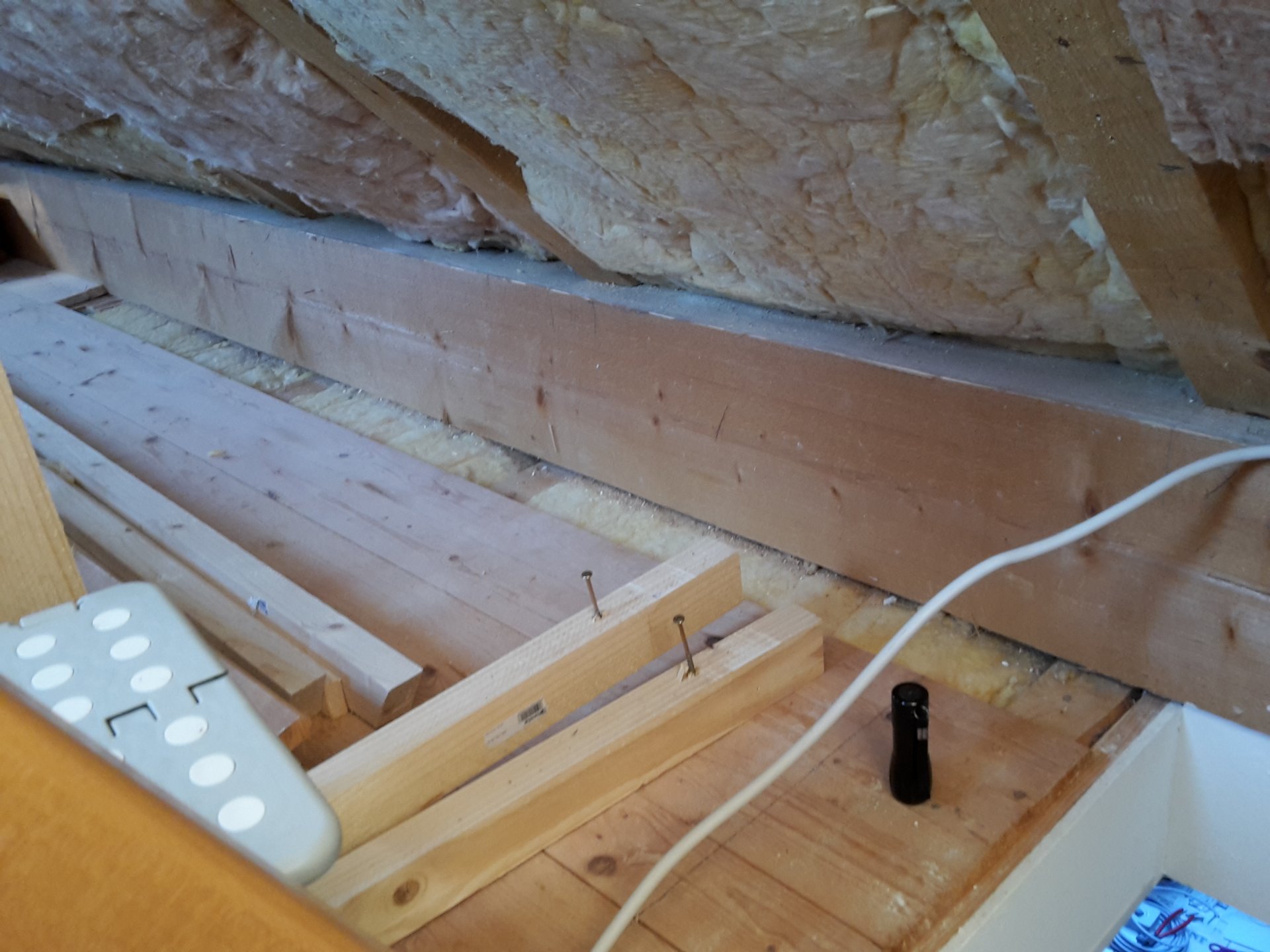 Dampfbremse Spitzbodenausbau
