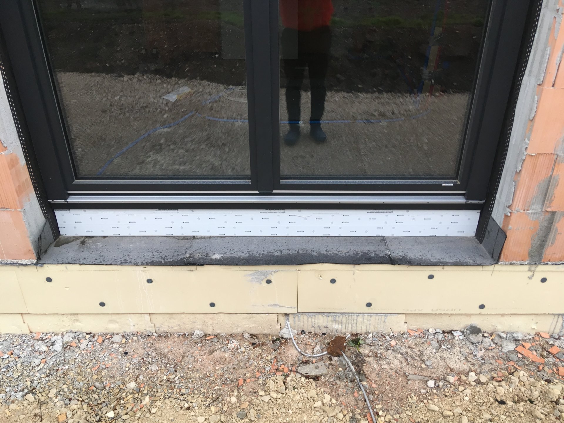 Abdichtung Bodentiefe Fenster - Purenit