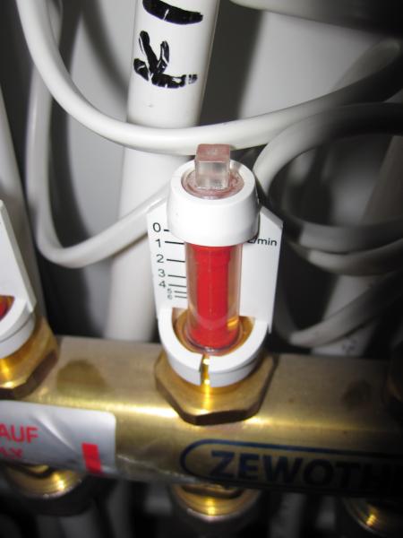 Durchflussmenge Zewotherm Fbh Regelung Einstellen