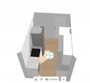 Küche in Flur im Anbau zu klein -Ikea Küchenplaner .jpg