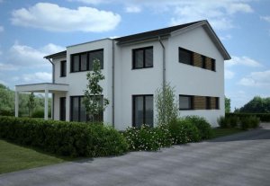Grundrissplanung (2 Vollgeschosse ohne Keller, 22° Satteldach, mit