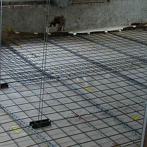 holz-beton-verbunddecke vor dem betonieren
