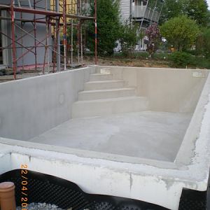 pool verspachtelt