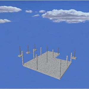 fundamente und stuetzen3D