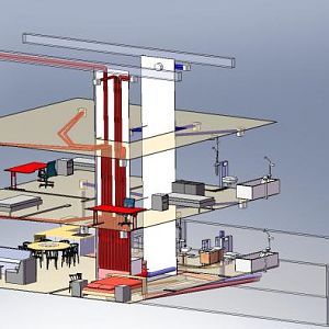 Passivhaus Würzburg - Lueftungsanlage 10