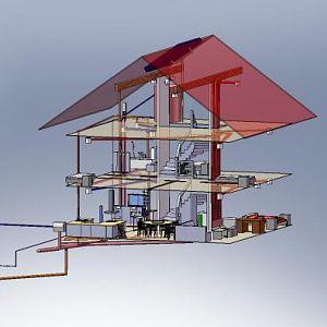 Passivhaus Würzburg - Verrohrung 01
