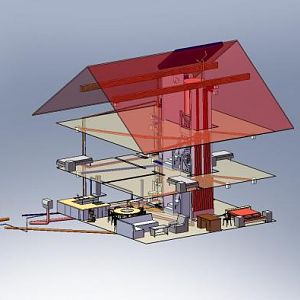 Passivhaus Würzburg - Verrohrung 04