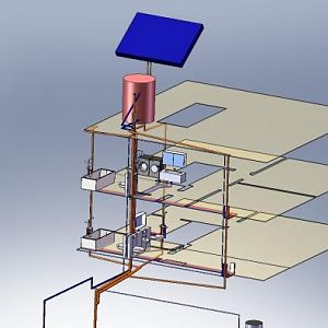 Passivhaus Würzburg - Wasserinstallation 01
