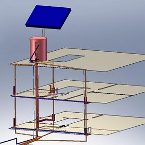 Passivhaus Würzburg - Wasserinstallation 04