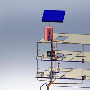 Passivhaus Würzburg - Wasserinstallation 06