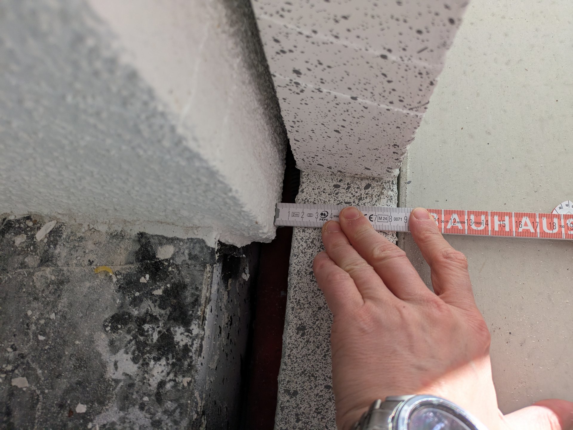 Maße Garagenanschluss rechte Seite