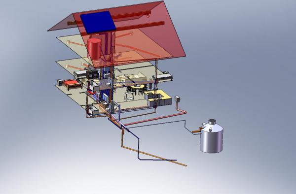 Passivhaus Würzburg - Verrohrung 02