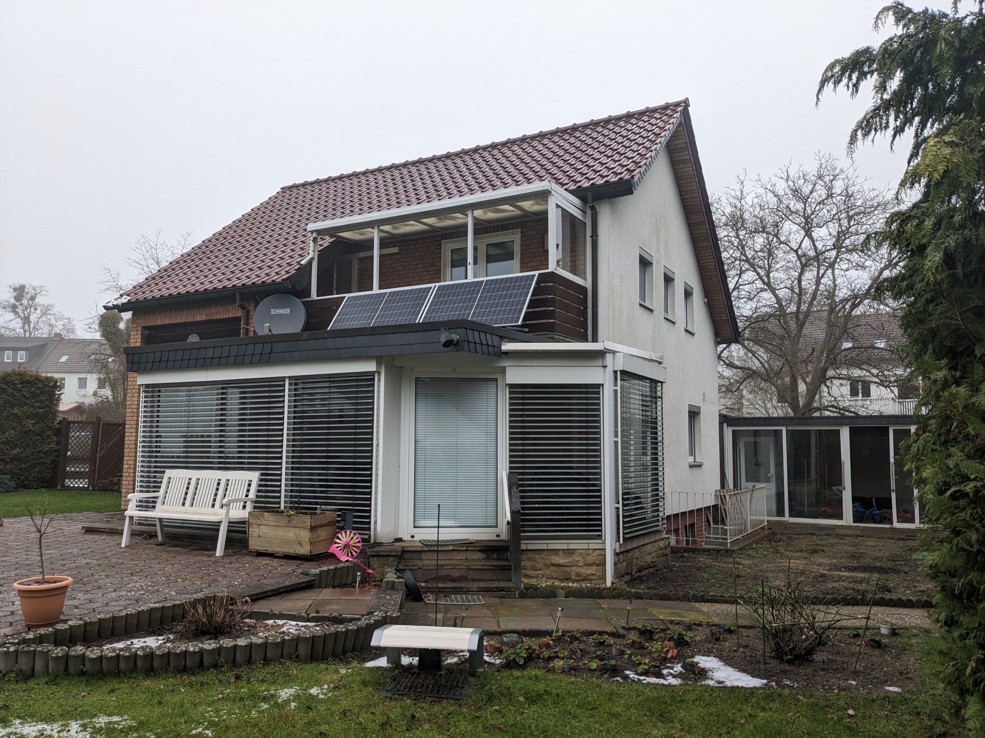 Vorher Wintergarten